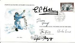 Everest Hand Signed FDC Edmund Hillary Tenzing Norgay John Hunt Evans & Gregory