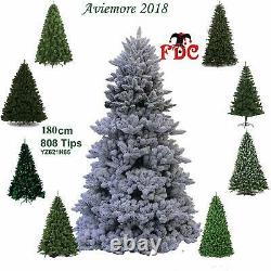 FDC Artificial Tree Artificial Christmas Tree Snow Flocked Aviemore 1.8m