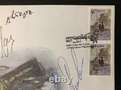 FDC CRIMEAN BRIDGE for an encore with postage stamp, WAR IN UKRAINE 2022