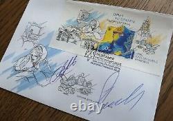 FDC Cover Envelope Free Unbreakable Invincible Stamp Ukraine War 2022 Autograph