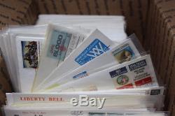 FDC LOT of 350+ Cover Craft Cachets No Dups 1964-87 Some Combos/Plate Blocks