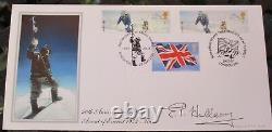 FDC signed E P Hillary, 50th Anniversary of Everest, Ltd Ed 371 of 420, 1953-03