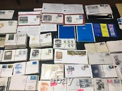 FIRST DAY Cover stamps Lifetime collector 38 lbs. Thousands of stamps look