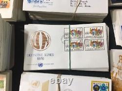 FIRST DAY Cover stamps Lifetime collector 38 lbs. Thousands of stamps look