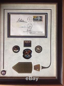 Fantastic Apollo 11 framed and signed first day cover
