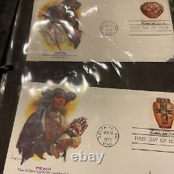 First Day Cover Collection-Native American Canadian 108 Envelopes