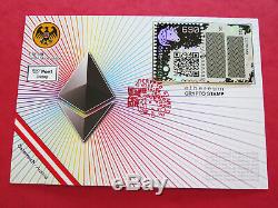 First Day Cover FDC Crypto Stamp RARE Ethereum Erstag Erstagsbrief SPECIAL