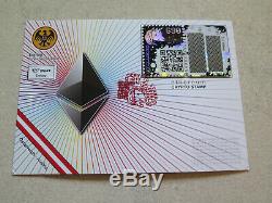 First Day Cover FDC Crypto Stamp RARE Ethereum-Erstag Erstagsbrief unique YELLOW