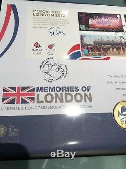 First Day Cover Memories Of London Olympics 2012 With The Silver Coin Only 495