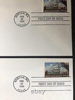 First Day Covers Album First Day Issue US Stamps From 1998 To 1999