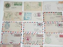 First Day Issue Stamp/Envelope Lot Of 35 Stamped 1930s Some Sealed