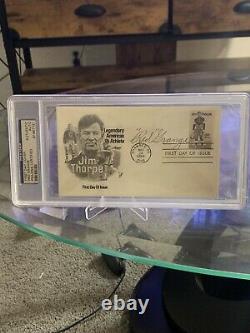 First day cover (Jim Thorpe) Auto