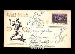 Ford Gomez Spahn Etc JSA Coa Signed By 8 1939 FDC Cache