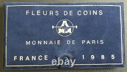 France Francia French Coins Coffret Monnaie De Paris Fdc 1985