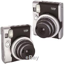 Fujifilm INSTAX Mini 90 Instant Film Camera (Black) + Film, 40 sheets + Acc Kit