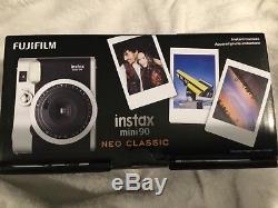 Fujifilm INSTAX Mini 90 Neo Classic Fuji Instant Camera Black NEW