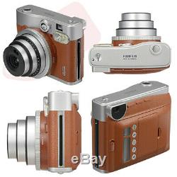 Fujifilm INSTAX Mini 90 Neo Classic Fuji Instant Camera Brown