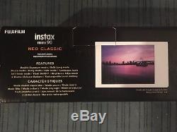 Fujifilm Instax Mini 90 Neo Classic Instant Camera Includes Film, battery, NEW