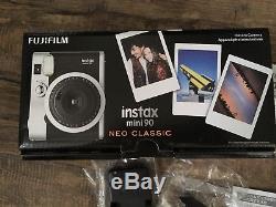 Fujifilm Instax Mini 90 Neo Classic Instant Film Camera (Black/Silver) FREE SHIP