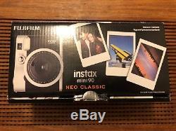 Fujifilm Instax Mini 90 Neo Classic Instant Film Camera + Film Brand New