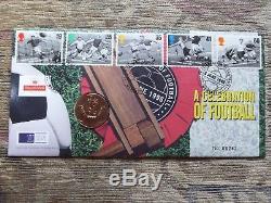 Full Set Old Style £2 Coins First Day Covers Two Pounds Uncirculated