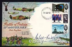 GB 1965 Battle of Britain Signed Douglas Bader Illustrated First Day Cover FDC