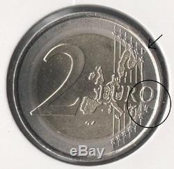 GRECE Monnaie 2 euro 2002 S étoile QUALITÉ FDC / Finlande FAUTEE & UNIQUE