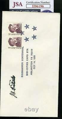 General James Doolittle JSA Coa Hand Signed 1990 Envelope Autograph