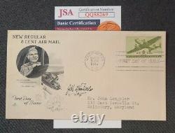 General James H. Jimmy DOOLITTLE Signed 1944 C26 FDC First Day Cover JSA COA