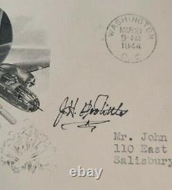 General James H. Jimmy DOOLITTLE Signed 1944 C26 FDC First Day Cover JSA COA