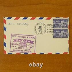 General Omar Bradley Signed First Day Cover Cachet