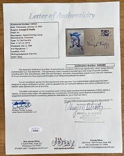 Georgia O'Keeffe Signed Autographed First Day Cover JSA Letter Modernism Artist