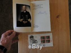 Grand Admiral Karl Donitz Signed+photo & Signed First Day Cover Rare Nice Cond