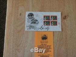 Grand Admiral Karl Donitz Signed+photo & Signed First Day Cover Rare Nice Cond