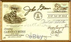 Greg Pappy Boyington First Day Cover Signed With Co-signers