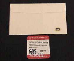 HOF TED WILLIAMS SIGNED AUTOGRAPHED 1st DAY COVER RED SOX CAS AUTHENTIC