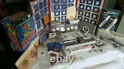 HUGE 21 lb. JUNK DRAWER Lot SILVER Coins SPORTS Cards FDC. CASINO Chips