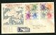 Hong Kong FDC 1954 definitive First day 5c-50c cover