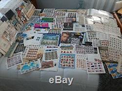 Huge Lot of US Mint Souvenir Postage Stamp Sheets, Blocks, FDC, Face Value $500+