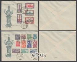 INDIA 1949 INDEPENDENCE FDC COMPLETE SET ON (x2) RARE COVERS (ID611/D53424)