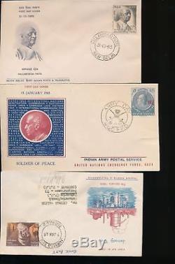 INDIA Large OLD/Modern Covers Cards FDC Airletters+Info. (2500+)26kg ALB231