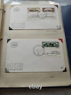 ISRAEL first day cover collection exceptional quality and history. 1967 fwd A+++