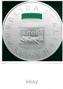 ITALIA 2021 moneta da 5 EURO Argento FDC NUTELLA VERDE