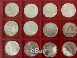 ITALIA Lotto di 40 x 500 lire in argento FDC anni misti dal 1965 in poi FDC