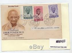 India 1948 Gandhi First Day Cover With New Delhi Cancellation