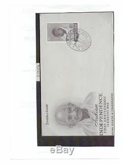 India 1948 Gandhi First Day Cover With New Delhi Cancellation, Rpsl Cert