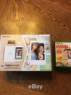 Instax Share SP-2 Printer Gold Prints Photos From Smartphones Or Tablets + film