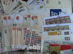 Israel 1195 covers, stationery. Events, FDC etc Mostly Used some M, duplication