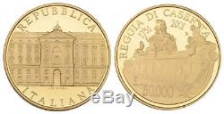 Italy Republic / Republique D'italie 50000 Lire Or Gold 2001 Rr Fdc