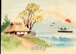 JAPAN #268 on Unmailed Hand Painted FDC (by Karl Lewis) First Day Cover 1938